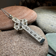 Load image into Gallery viewer, Saint Martin's Scottish Celtic Cross Necklace