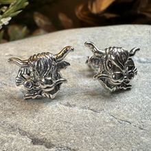 Load image into Gallery viewer, Highland Cow Earrings
