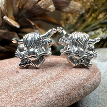 Load image into Gallery viewer, Highland Cow Earrings