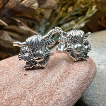 Load image into Gallery viewer, Highland Cow Earrings