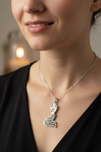 Load image into Gallery viewer, Celtic Forest Fox Necklace