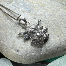 Load image into Gallery viewer, Highland Cow Thistle Necklace