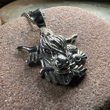 Load image into Gallery viewer, Highland Cow Thistle Necklace