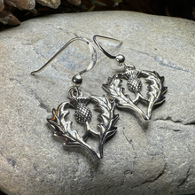 Load image into Gallery viewer, Bonnibel Scottish Thistle Earrings