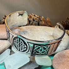 Load image into Gallery viewer, Ancient Knots Celtic Cuff Bracelet