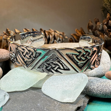 Load image into Gallery viewer, Destiny Celtic Knot Cuff Bracelet