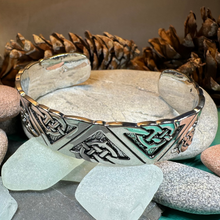 Load image into Gallery viewer, Destiny Celtic Knot Cuff Bracelet