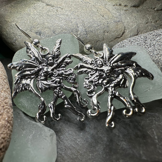Firefly Fairy Earrings in Sterling Silver