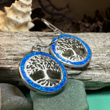 Load image into Gallery viewer, Opal Tree of Life Earrings
