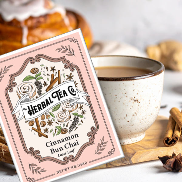 Cinnamon Bun Chai Herbal Tea - Naturally Caffeine Free — view 3