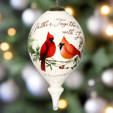 Load image into Gallery viewer, Cardinals Gather Together With Joy Ornament