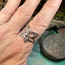 Load image into Gallery viewer, Trinity Knot Butterfly Ring