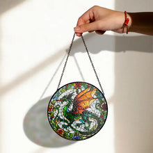 Load image into Gallery viewer, Medieval Dragon Stained Glass