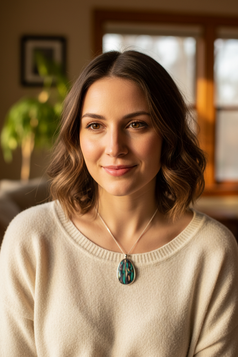 Load image into Gallery viewer, Scottish Organic Heathergems Necklace - Handmade in Scotland