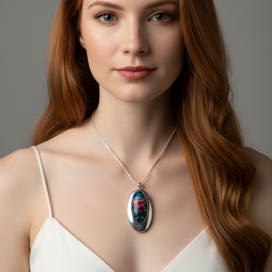 Scottish Highlands Heathergems Necklace - Handmade in Scotland — view 10