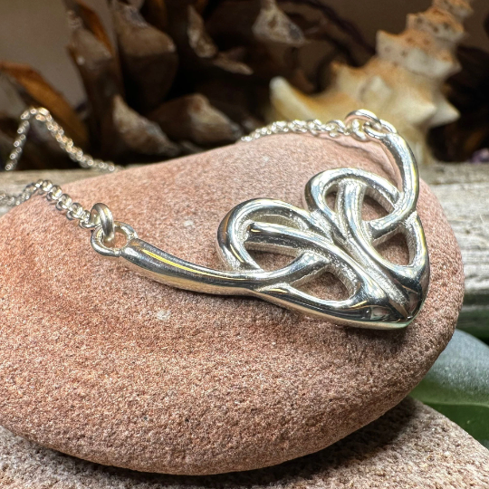 Daphne Celtic Heart Necklace — view 9