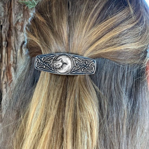 Load image into Gallery viewer, Celtic Cat Hair Clip for Women