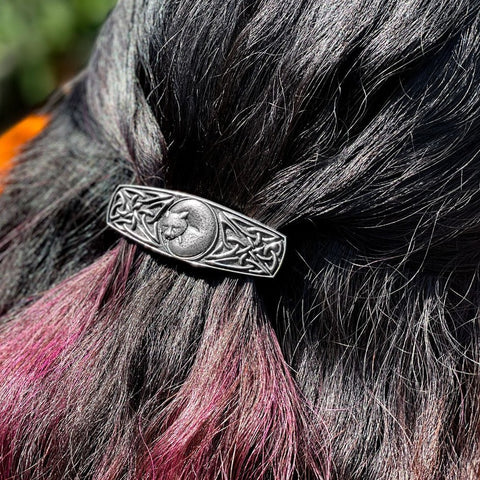 Load image into Gallery viewer, Celtic Cat Hair Clip for Women