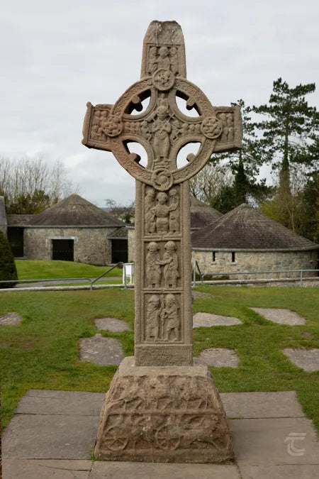 Artisan Irish Clonmacnoise Cross Necklace - Made in Ireland — view 16