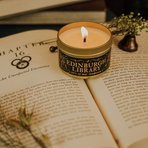 Load image into Gallery viewer, Edinburgh Library Soy Wax Candle