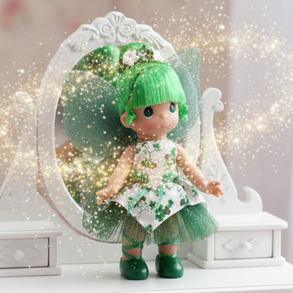 Precious Moments Irish Fairy Doll