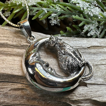 Load image into Gallery viewer, Orla Cat Moon Necklace