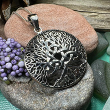 Load image into Gallery viewer, Tree of Life Triquetra Necklace