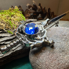 Load image into Gallery viewer, Crystal Stag Kilt Pin