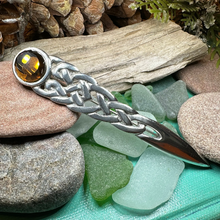 Load image into Gallery viewer, Overton Celtic Knot Kilt Pin