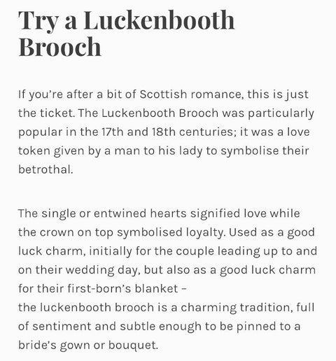 Load image into Gallery viewer, Luckenbooth Brooch, Scotland Jewelry, Bridal Pin, Mom Gift, Friendship Gift, Sister, Girlfriend Gift, Anniversary Gift, Scottish Bride Pin