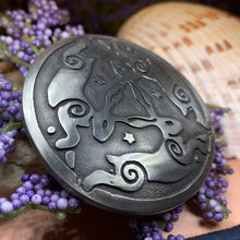 Load image into Gallery viewer, Triple Hare Celtic Brooch