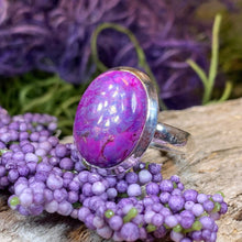 Load image into Gallery viewer, Celtic Purple Mystic Ring