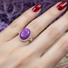 Load image into Gallery viewer, Celtic Purple Mystic Ring