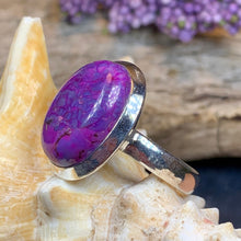 Load image into Gallery viewer, Celtic Purple Mystic Ring