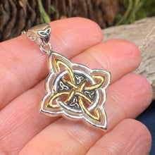 Load image into Gallery viewer, Classic Quaternary Knot Necklace