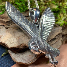 Load image into Gallery viewer, Midnight Flight Owl Necklace