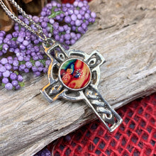 Load image into Gallery viewer, Heathergems Celtic Cross Necklace