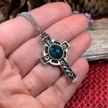 Load image into Gallery viewer, Heathergems Celtic Cross Necklace