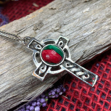 Load image into Gallery viewer, Heathergems Celtic Cross Necklace