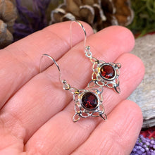 Load image into Gallery viewer, Annalise Gemstone Trinity Knot Earrings