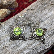 Load image into Gallery viewer, Annalise Gemstone Trinity Knot Earrings