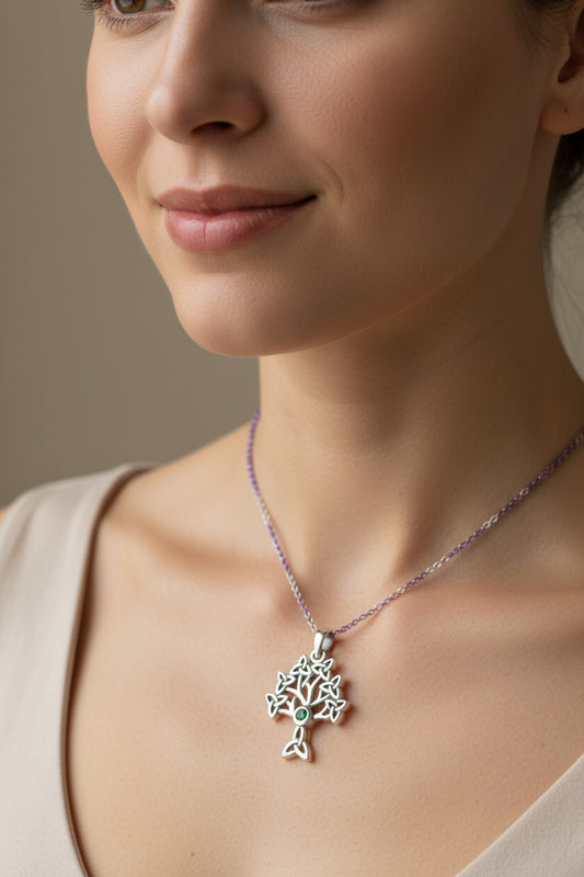 Emerald Isle Tree of Life Necklace
