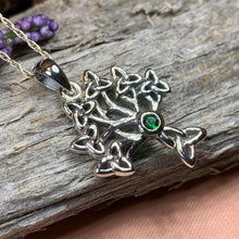 Load image into Gallery viewer, Emerald Isle Tree of Life Necklace