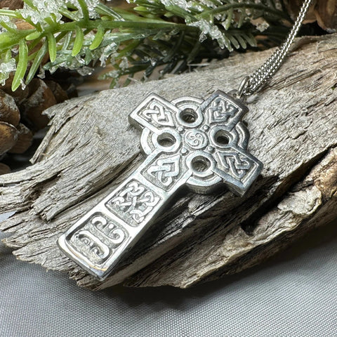 Load image into Gallery viewer, Connor Celtic Cross Necklace - Handmade in Scotland