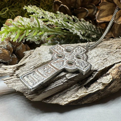 Load image into Gallery viewer, Connor Celtic Cross Necklace - Handmade in Scotland