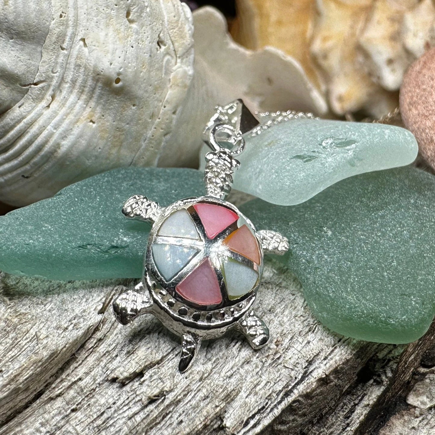 Bright Turtle Necklace — view 11