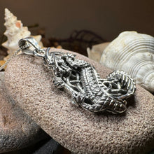 Load image into Gallery viewer, Aevnass Dragon Moon Necklace