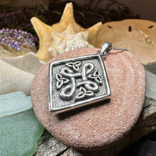 Load image into Gallery viewer, Celtic Quaternary Knot Necklace