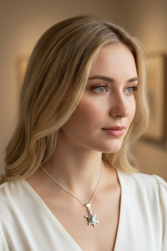 Bright Turtle Necklace