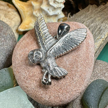Load image into Gallery viewer, Midnight Flight Owl Necklace